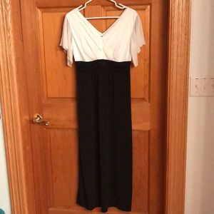 Black and white dress
